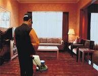 鑫源酒店地毯清洗現(xiàn)場